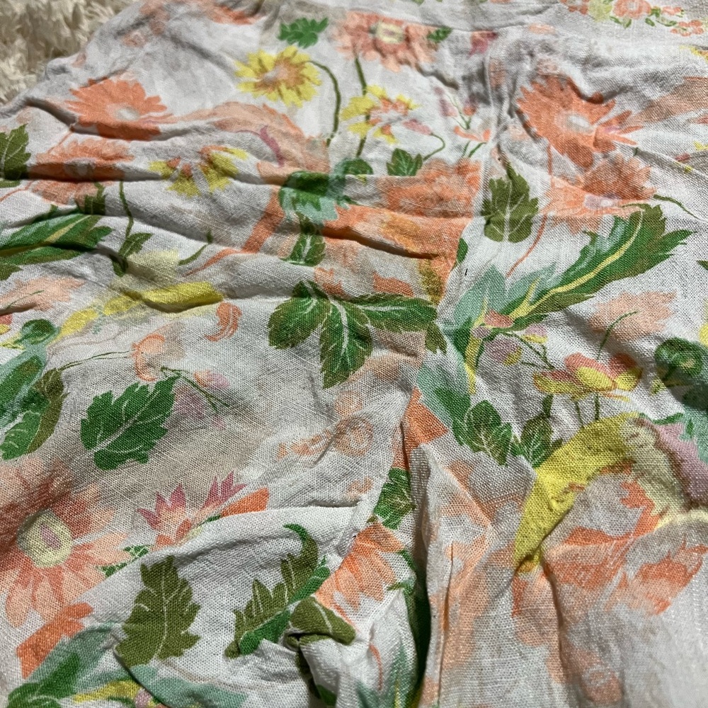 Rose & Olive Floral Pants, XS - Picture 4 of 5